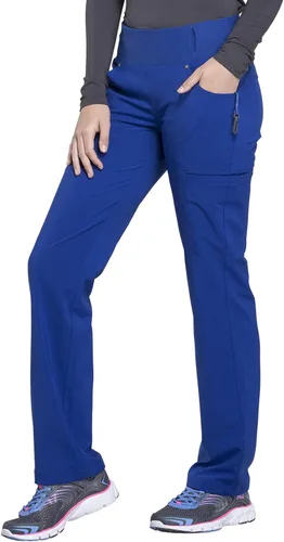 Vista 7 de Cherokee - Ropa quirúrgica iFlex CK002 para mujer, tiro medio, pierna recta, sin cierre