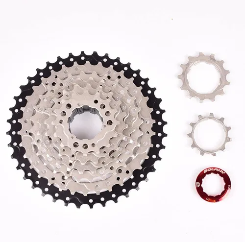 Vista 3 de Casete MTB 8 velocidades 11-32T 11-36T 11-40T 11-40T 11-42T Casete de bicicleta de relación ancha Piñón de casete de bicicleta compatible