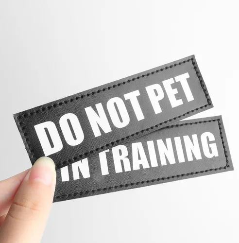 Vista 8 de WINSEE Parches reflectantes para perros de servicio para arnés de perro de servicio