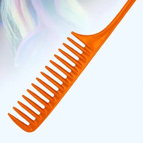 Vista 7 de Peines anchos con fibra de carbono Pintail para niñas barberos anti