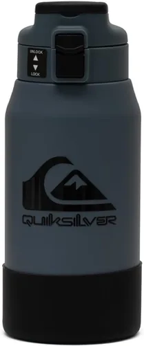 Vista 12 de Quiksilver Redondo - Botella de agua de acero inoxidable de doble pared de 21 onzas, botella deportiva reutilizable con tapa a prueba de fugas, base