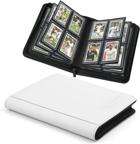 Vista 39 de Carpeta Toploader CARDBINDER, Estuches Duros Toploader, Fundas de 4 Bolsillos para hasta 128 Tarjetas. Carpeta de Tarjetas Toploader con Fundas