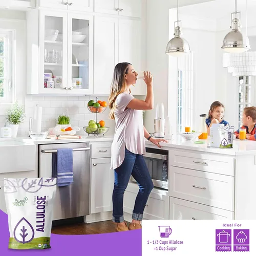 Vista 7 de Sweet Nature Edulcorante de alulosa - Sustituto ideal sin azúcar para diabéticos - Keto, sin gluten, bajo en carbohidratos, bajo en calorías, bajo