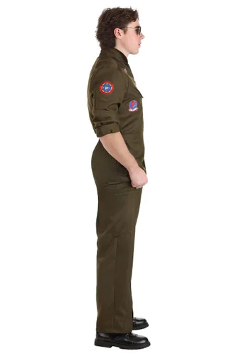 Vista 14 de Disfraz Deluxe Traje de Vuelo Top Gun para Hombre Multicolor