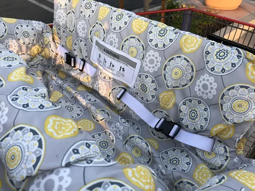 Vista 6 de Funda doble doble para carrito de compras para hermanos bebés con funda de transporte. Garantizado para adaptarse a tiendas de comestibles