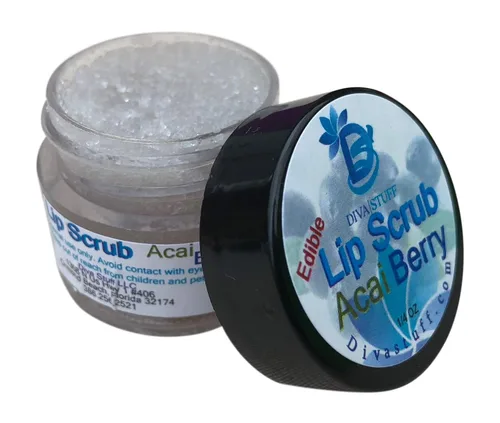Vista 2 de Exfoliante labial de Diva Stuff, Acai berry