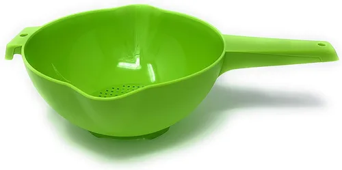 Vista 2 de Tupperware Colador de 2 cuartos de galón con mango en verde