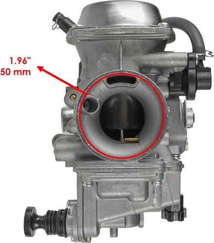 Vista 3 de Caltric Carburador compatible con Honda 400 Trx400Fw Fourtrax Foreman 1995-2003