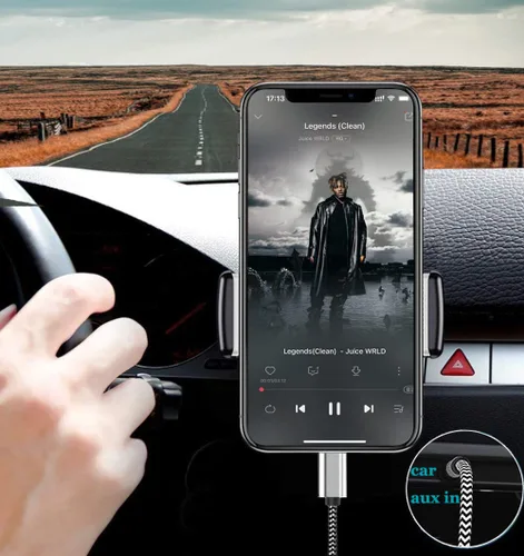 Vista 4 de Wahbite Cable de audio Lightning a 0.138 in compatible con iPhone 14/13/12/11/XR/XS/X/8/7/6 Plus/SE 2, iPad
