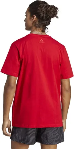 Vista 2 de adidas Camiseta Essentials Single Jersey con logotipo grande para hombre