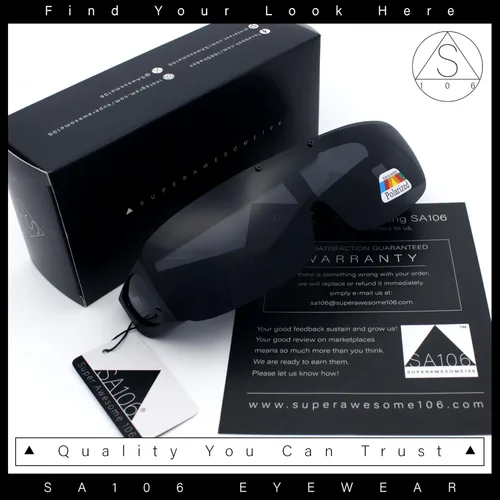 Vista 7 de SA106 Barricade - Gafas de sol polarizadas grandes para hombre