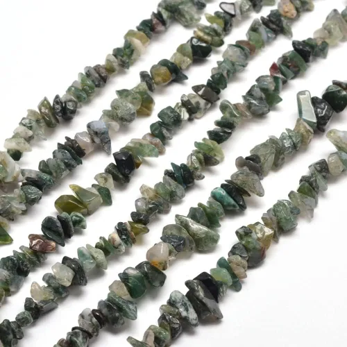 Vista 15 de KitBeads 200-230 cuentas de cristal curativo irregulares de cuarzo Transparente