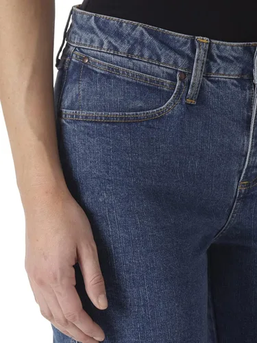 Vista 4 de Wrangler Jeans elásticos de tiro alto y corte vaquero para mujer