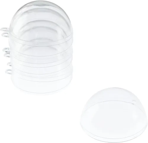 Vista 4 de Super Z Outlet Kit de bolas de moldeo de plástico transparente para bombas de baño de acrílico (2.36 pulgadas, 12 unidades)