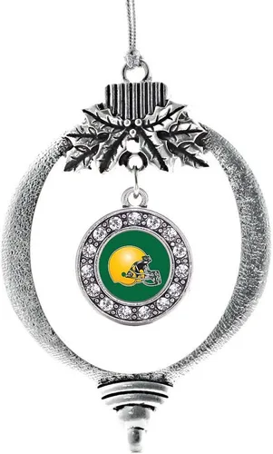 Vista 254 de Inspired Silver - Adorno de cromosoma 21 con dije de círculo de plata con joyas de circonita cúbica