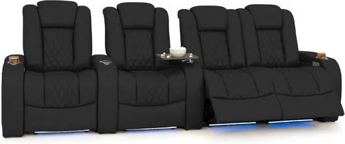 Vista 71 de Seatcraft Asientos de cine en casa Virtuoso LT Tawny Single reclinable Leonado