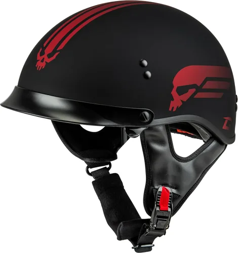 Vista 10 de GMAX Medio casco de retribución HH-65 - Aprobado por FMVSS 218