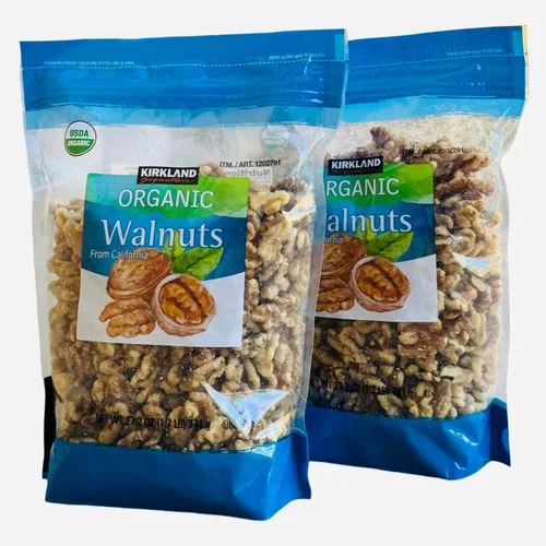 Vista 2 de Kirkland Nueces orgánicas - 1.7lb - Paquete de 2