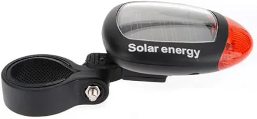 Vista 8 de Luz trasera solar de la bici Energía solar LED Luz trasera de la bici Advertencia