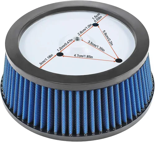 Vista 4 de HD-0800 29442-99e Filtro de aire para Harley Davidson Road King Electra Glide Screamin Eagle Road Glide Dyna Softail Springer Ultra Classic FatBoy
