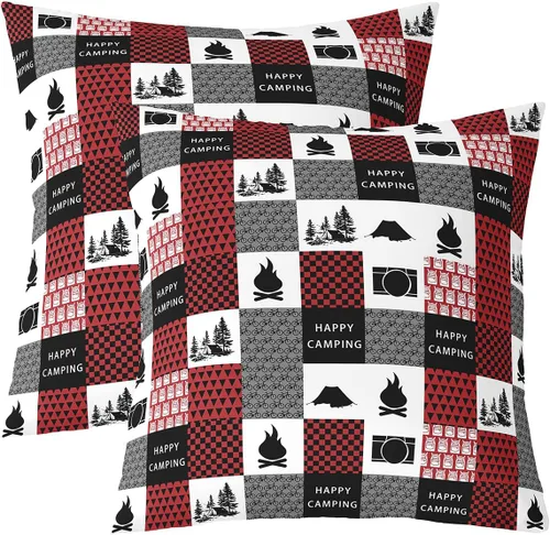 Vista 34 de Juego de 2 fundas de almohada con estampado de piel de vaca de 16"x16", fundas de cojín de piel de vaca para sala de estar, dormitorio, casa