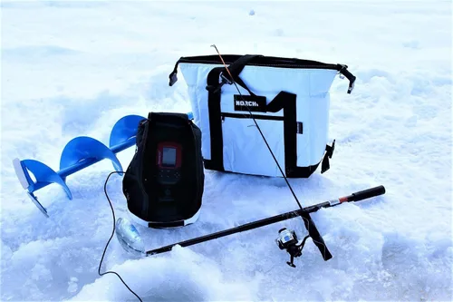 Vista 6 de HawkEye FT1PXCi FishTrax 1C IceShack Kit de pesca en hielo