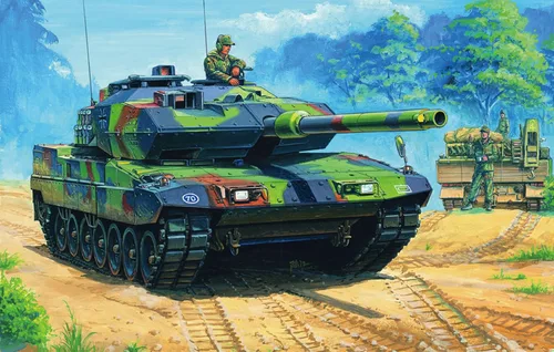 Vista 2 de Hobby Boss Leopard 2 A6EX - Kit de construcción para modelo de vehículo