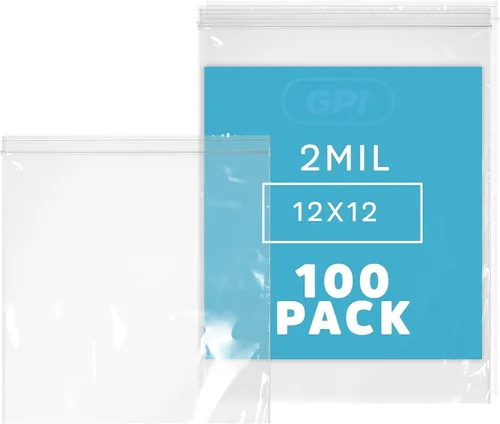 Vista 14 de GPI - Bolsas con cremallera de 7 x 10 pulgadas, bolsas de plástico transparente con cierre con cierre superior resellable para sándwiches