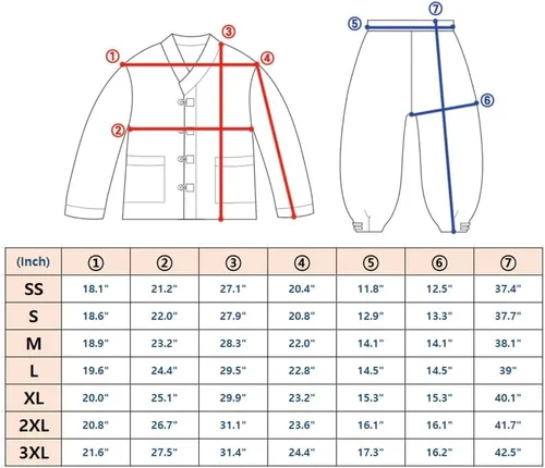 Vista 7 de Illang Conjunto Hanbok unisex, ropa tradicional de Corea, Hanbok casual BTS para yoga y meditación, ropa de templo