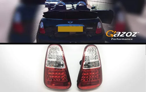 Vista 2 de Luces traseras LED humo Lámparas traseras W reverso se adapta 04-06 Mini Cooper R50 R52 R53