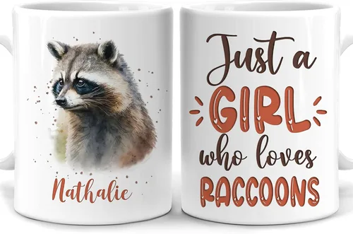 Vista 21 de Hyturtle Regalos Personalizados Amante de Osos - Taza de Café de Cerámica Just A Girl Who Loves Bears con Nombre Personalizado 11oz - Idea de Regalo