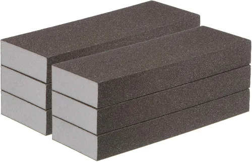Vista 9 de HARFINGTON Bloques de esponja de lijado grueso, bloque de lijado de espuma de grano 80-100 para pulir la cocina de metal de madera de yeso