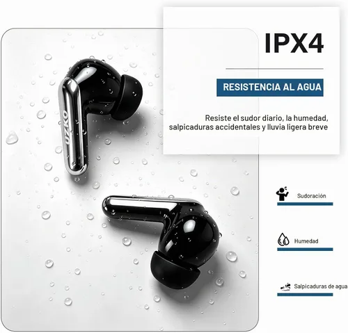 Vista 8 de Auriculares inalámbricos, Bluetooth 6.0 Auriculares ANC Crisp Clear