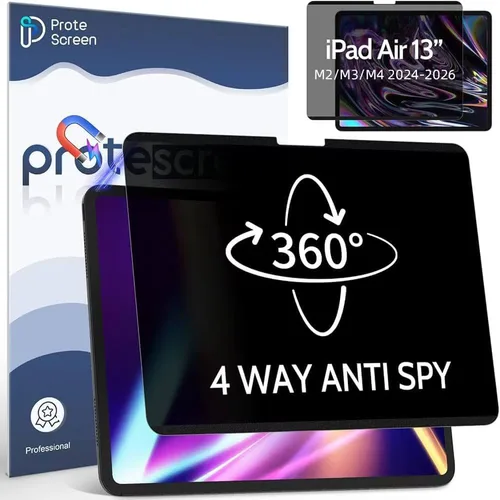 Vista 42 de Protector de pantalla de privacidad compatible con iPad de 10.2 pulgadas (9ª/8ª/7ª generación, 2021/2020/2019), filtro espía de luz azul