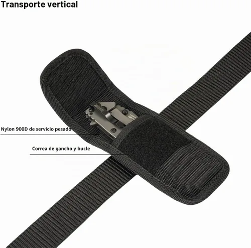 Vista 3 de VEPKOIT - Funda de cuchillo para cinturón, soporte táctico para cuchillos de bolsillo