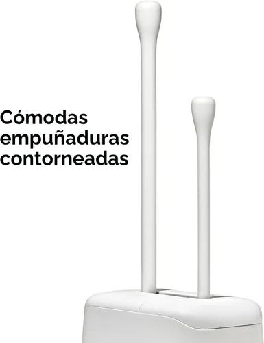Vista 6 de OXO Good Grips - Juego de cepillo para inodoro y desatascador