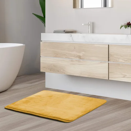 Vista 169 de Clara Clark Alfombra de Baño 24" x 17" - Alfombras de Baño, Tapete de Baño de Espuma Viscoelástica, Afelpado, Acogedor, Ultra Suave, Antideslizante