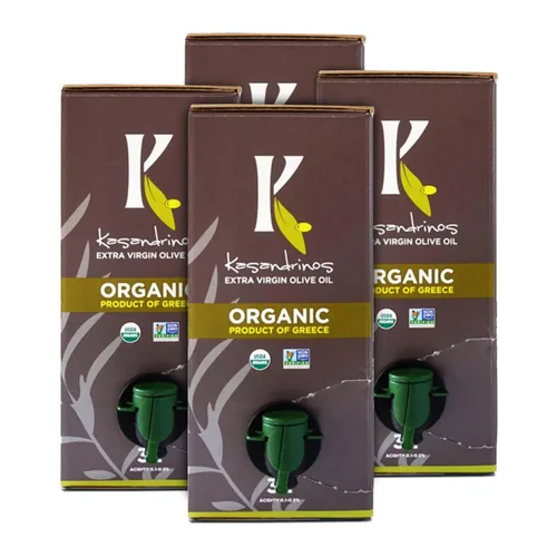 Vista 25 de Aceite de Oliva griego orgánico extra virgen Kasandrinos (botella de 17 oz)