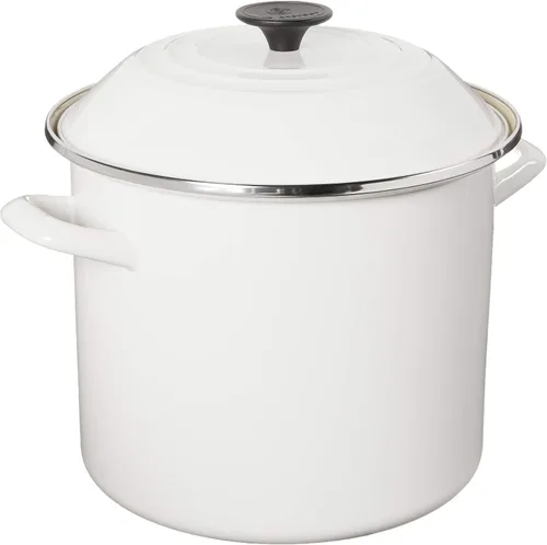 Vista 5 de Le Creuset - Olla esmaltada en acero, 16 cuartos de galón, Cerise
