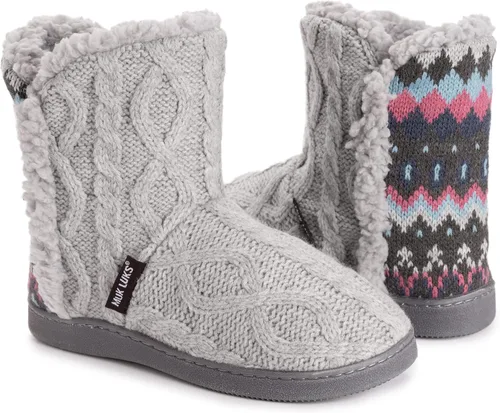 Vista 7 de MUK LUKS Pantuflas Cheyenne para mujer