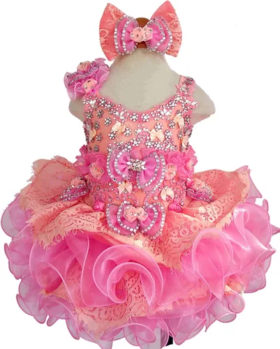 Vista 2 de Jenniferwu Vestidos hechos a mano, vestidos de cumpleaños, vestido de princesa para niñas