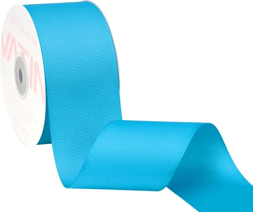 Vista 151 de VATIN Cinta de Grogrén Negra, 1-1/2" x 50 Yardas Continuas, Cinta de Grogrén de Poliéster Negra, Usar para Lazos de Bricolaje, Accesorios