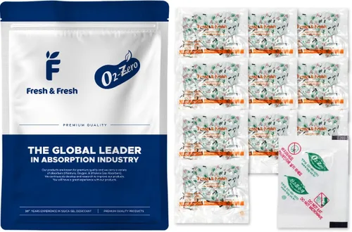 Vista 7 de Absorbedores de oxígeno prémium de 100 CC [40 paquetes] para almacenamiento de alimentos, paquetes de eliminadores de oxígeno, fabricados