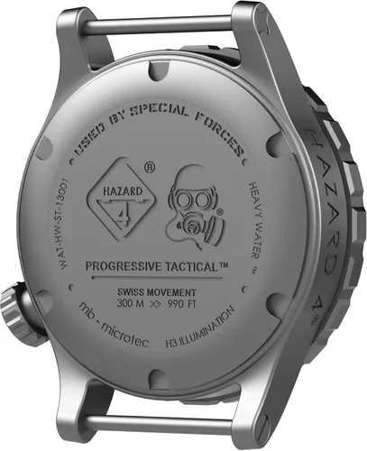 Vista 65 de HAZARD 4 Heavy Water Diver™ : Titanium Tritium Dive-Watch