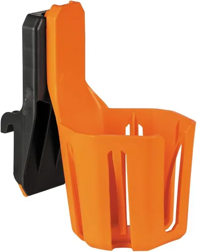 Vista 5 de Klein Tools MODbox - Bolsa de herramientas con 33 bolsillos y accesorio de riel para portavasos para estación de trabajo móvil personalizada