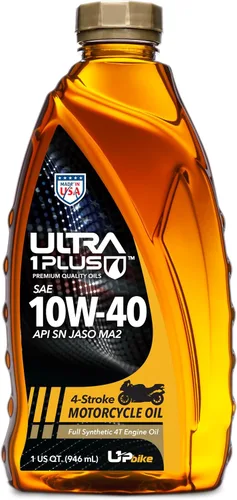 Vista 8 de 4T 10W-40 Aceite para motocicleta sintético completo API SN JASO MA2 - Aceite de motor 10W-40, 3 cuartos Engineered for optimum clutch performance