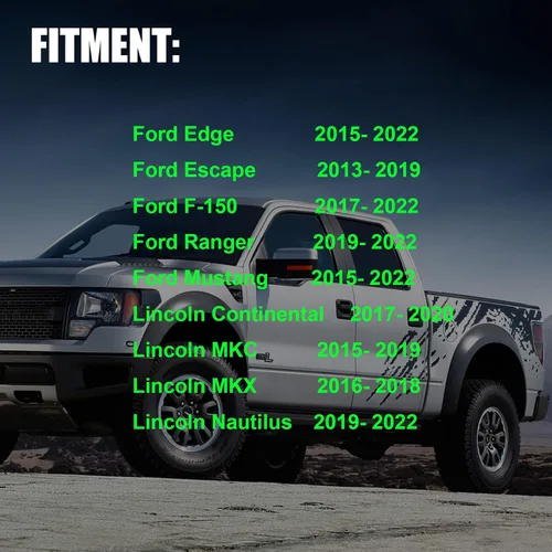 Vista 5 de Panel basculante y clip de moldeo de puerta para Ford W716352-S300 para Mustang Edge Escape F-150 Ranger, Lincoln Continental MKC MKX Nautilus