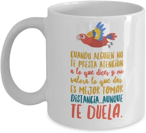 Vista 5 de Regalo para amigos Taza de cafe para hermana Perfecto regalo para graduados, profesionales y estudiantes Vaso con afirmaciones positivas, Negro