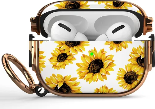 Vista 40 de Maxjoy Funda para AirPods 3 con cerradura, funda protectora rígida de 3ª generación para AirPod de 3ª generación para mujeres y hombres con llavero