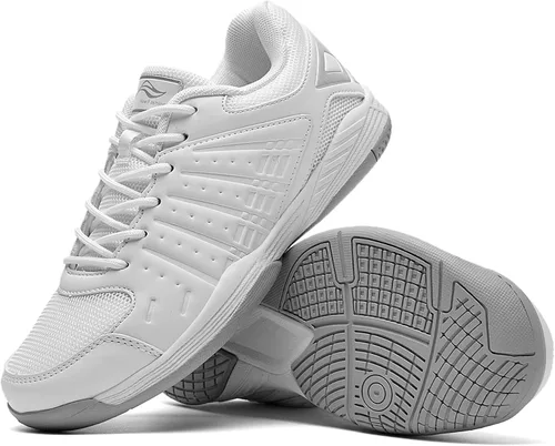Vista 2 de Lamincoa Zapatos de pickleball para hombre, tenis de cancha para entrenamiento de bádminton, raqueta, squash, voleibol, interiores y exteriores